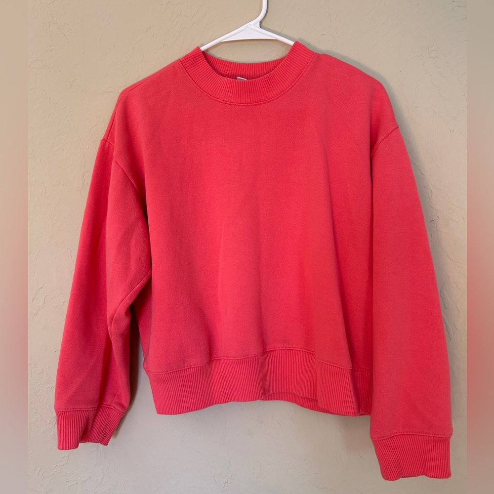 A New Day Vibrant Pink Crewneck Top EUC
